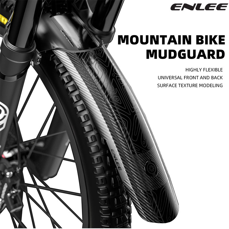 Mountain Biking Downhill - ENLEE Mountain Bike Mudguards Downhill Bike