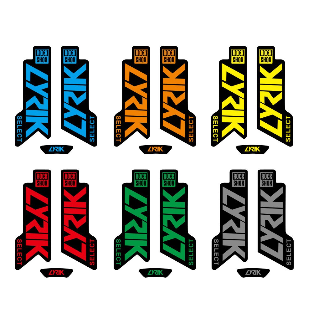 Mountain Biking Blue Mountains - 1SET Mountain Bike Fork Style Stickers