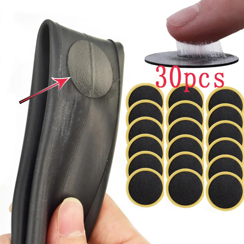 Mountain Biking Tube - 1/10/20/30pcs Bicycle Tire Repair Patch, Rubber