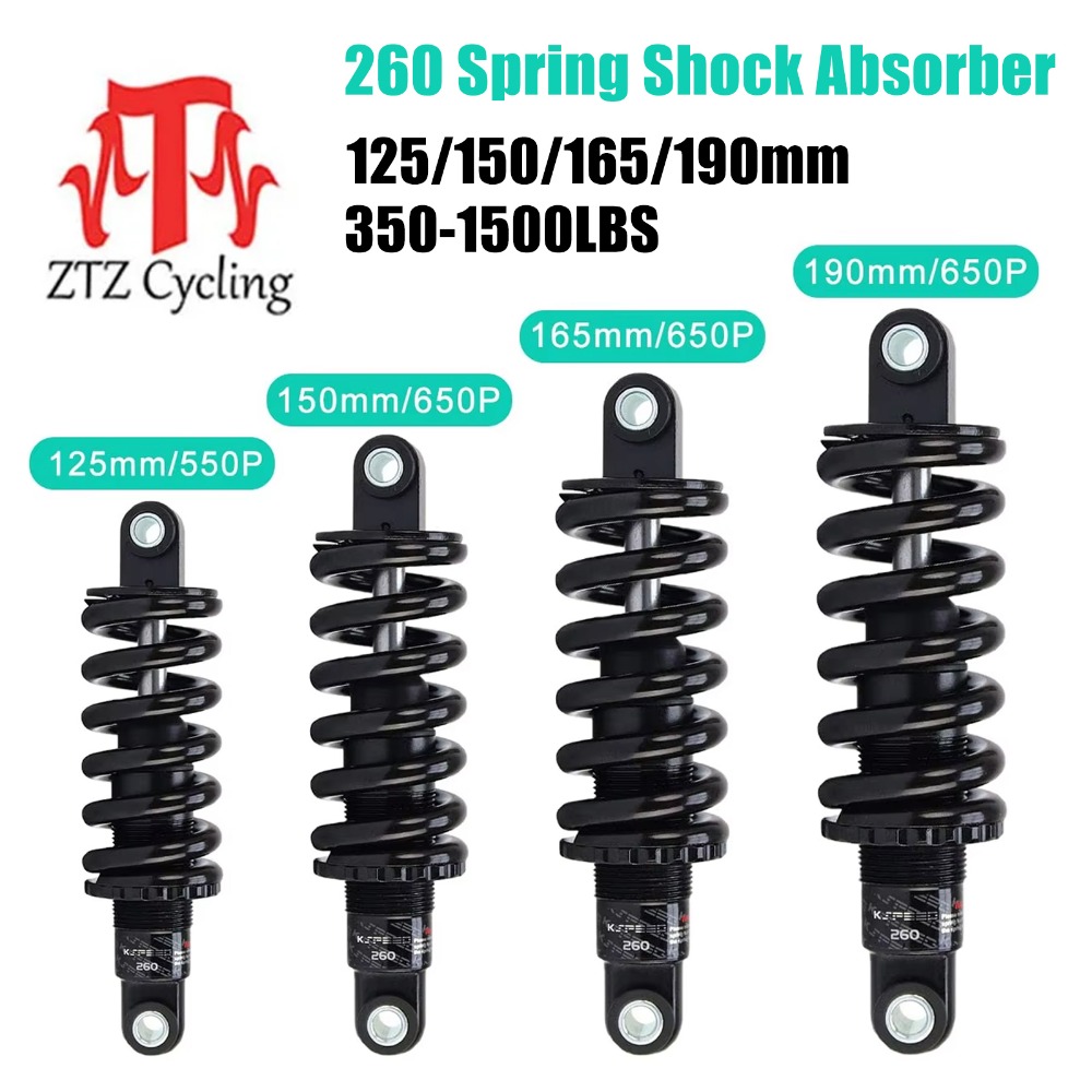 Mountain Biking Downhill - KS-260 Spring Shock Absorber Rear Shocks