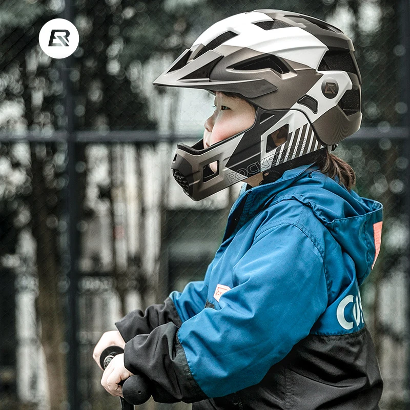 Mountain Biking Helmet Full Face - Giỏ Chứa Đồ Trẻ Em Có