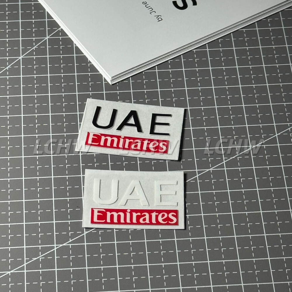 Mountain Biking Uae - 2pcs UAE Emirates Bike Frame Vinyl