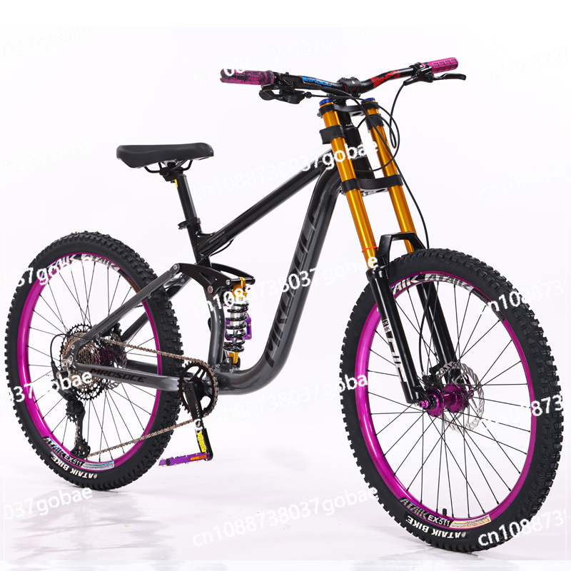 Mountain Biking Downhill - 27.5 inch downhill mountain bike aluminum