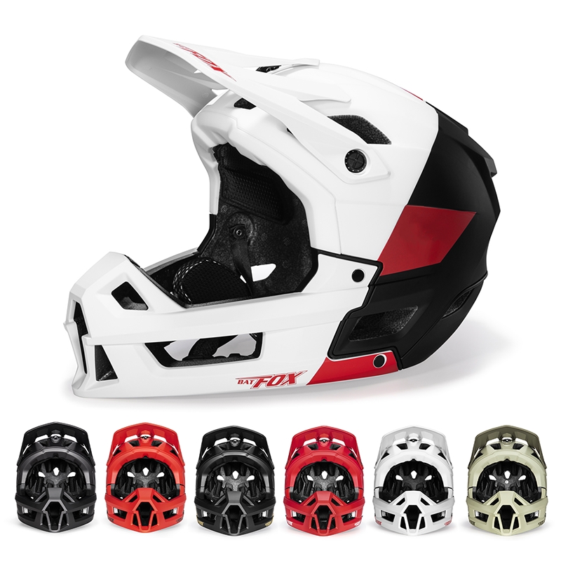 Mountain Biking Helmet Full Face - BATFOX Full Face Bike Helmet Men