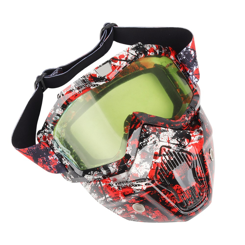 Motorcycle goggles, masks, off - đánh giá và giá Mountain Biking Helmet Full Face