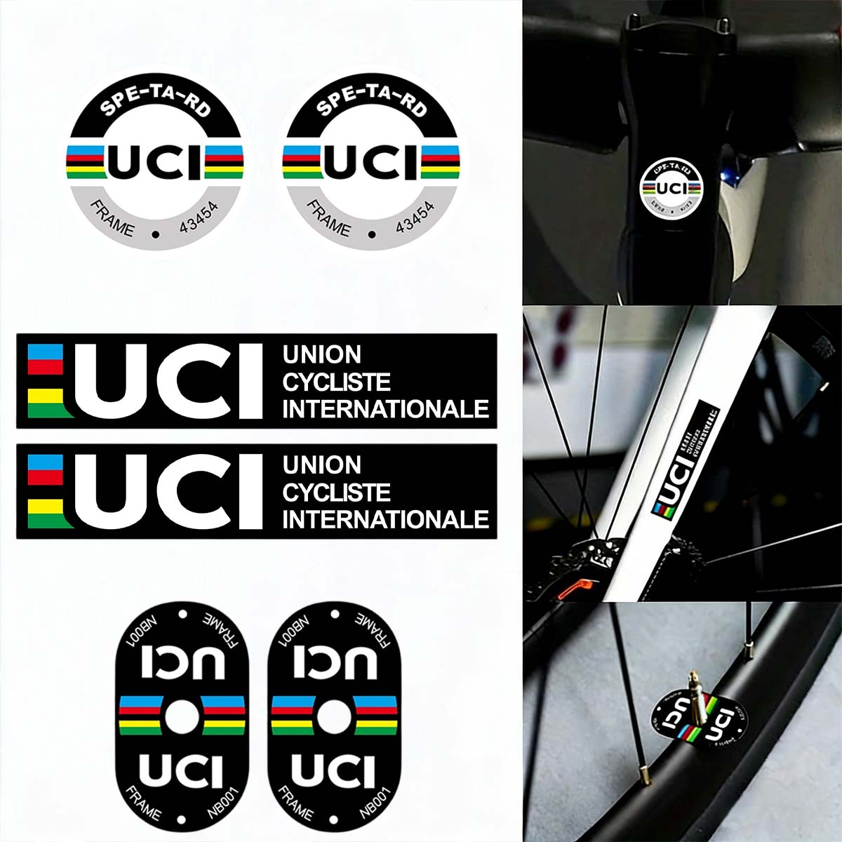 UCI Style Cycling Decor Sticke - đánh giá và giá Mountain Biking Uci