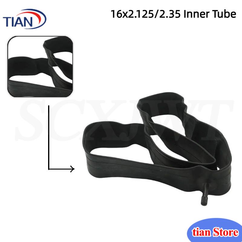 Butyl rubber inner tube 16x2.1 - đánh giá và giá Mountain Biking Tube