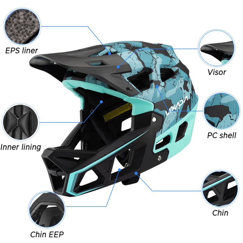 Full Face Mountain Bike Helmet - đánh giá và giá Mountain Biking Helmet Full Face
