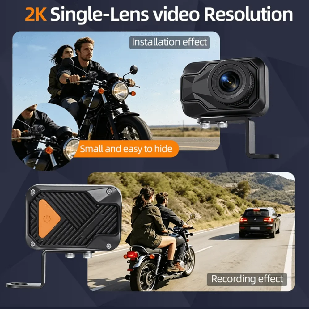 Motorcycle DVR 2K HD WiFi & AP - đánh giá và giá Mountain Biking App