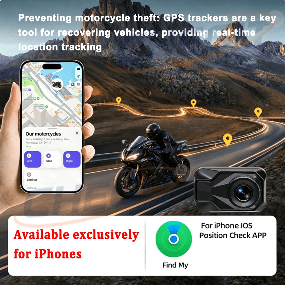 Motorcycle DVR 2K HD WiFi & AP - đánh giá và giá Mountain Biking App