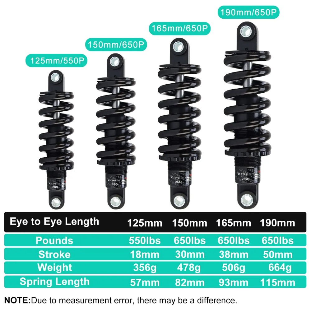 KS-260 Spring Shock Absorber R - đánh giá và giá Mountain Biking Downhill