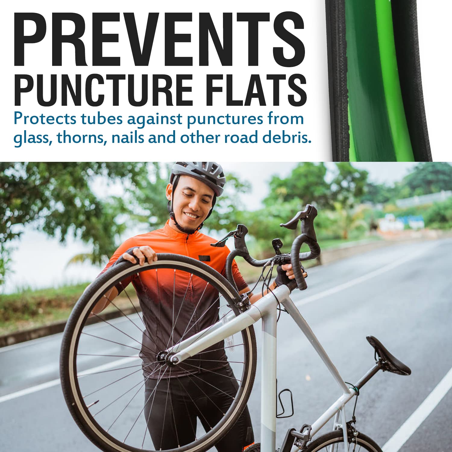 Bike Tire Liner-Help Prevent F - đánh giá và giá Mountain Biking Tube
